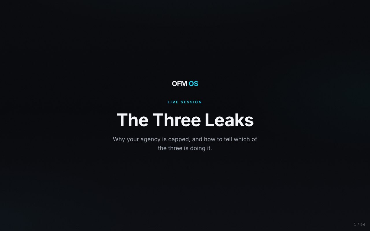 Webinar presentation preview