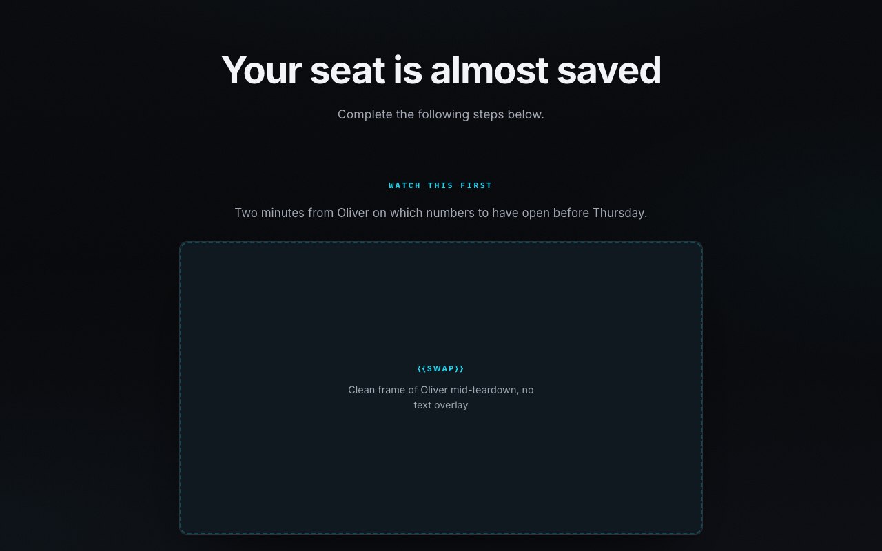 Thank-you page preview